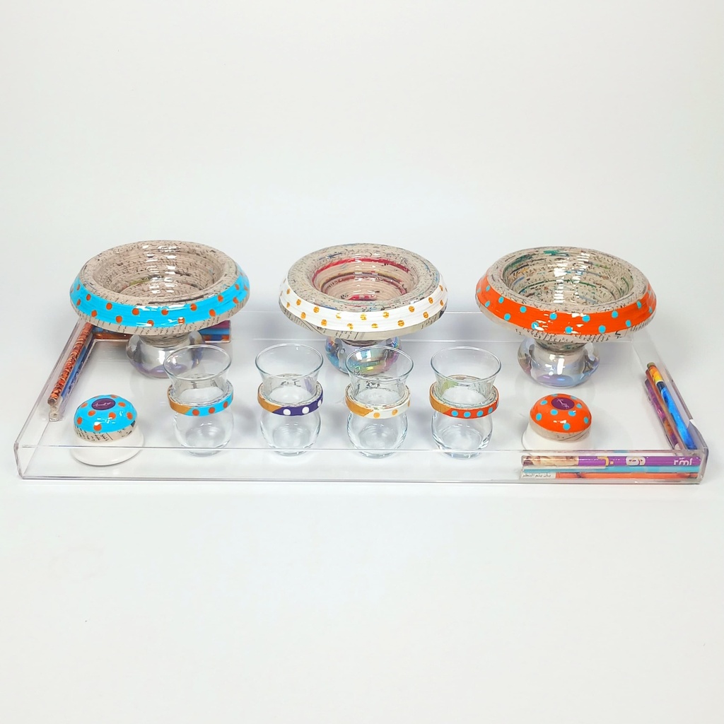 Plexi Tray w/ Nuts bowl