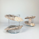 Spiral Cylinder Vase Polka