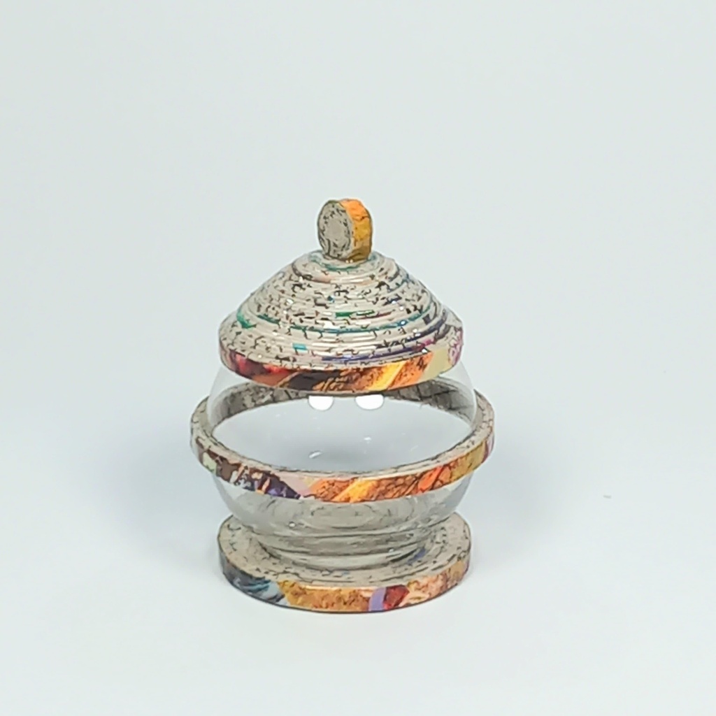 Glass Sugar Bowl