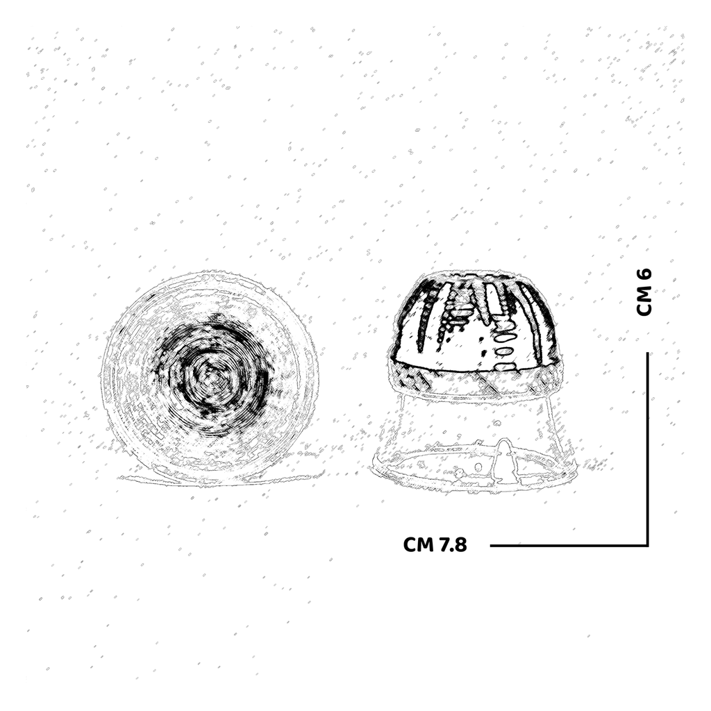 Clear Qahwa Cup Set /6