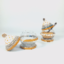 Glass Sugar Bowl Polka