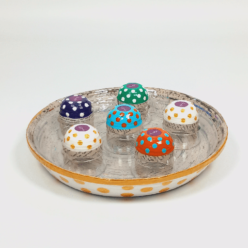 [TR02-8ej] Qahwa Tray Polka