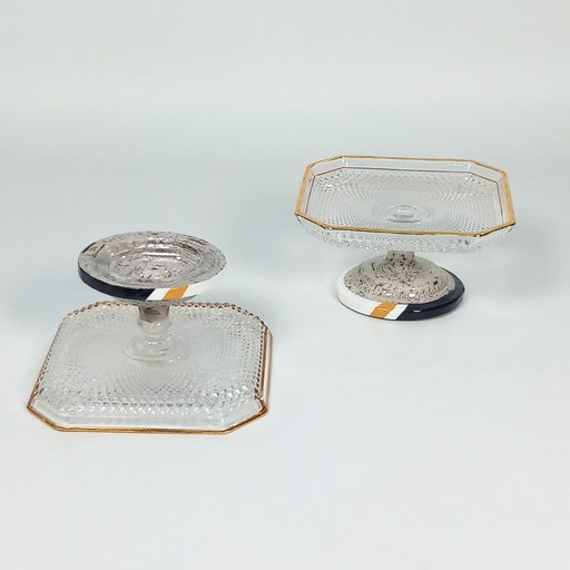 [PL09-1ik] Golden Grace Platter- Earth & Shadow